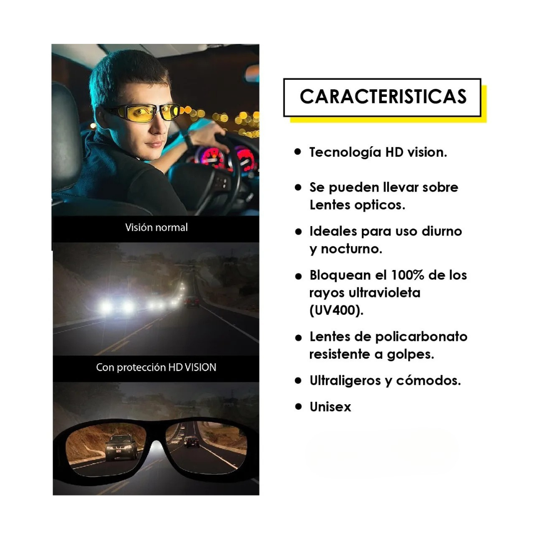 GAFAS CON VISION NOCTURNA HD 2 X 1 NIGHT SHIELD®
