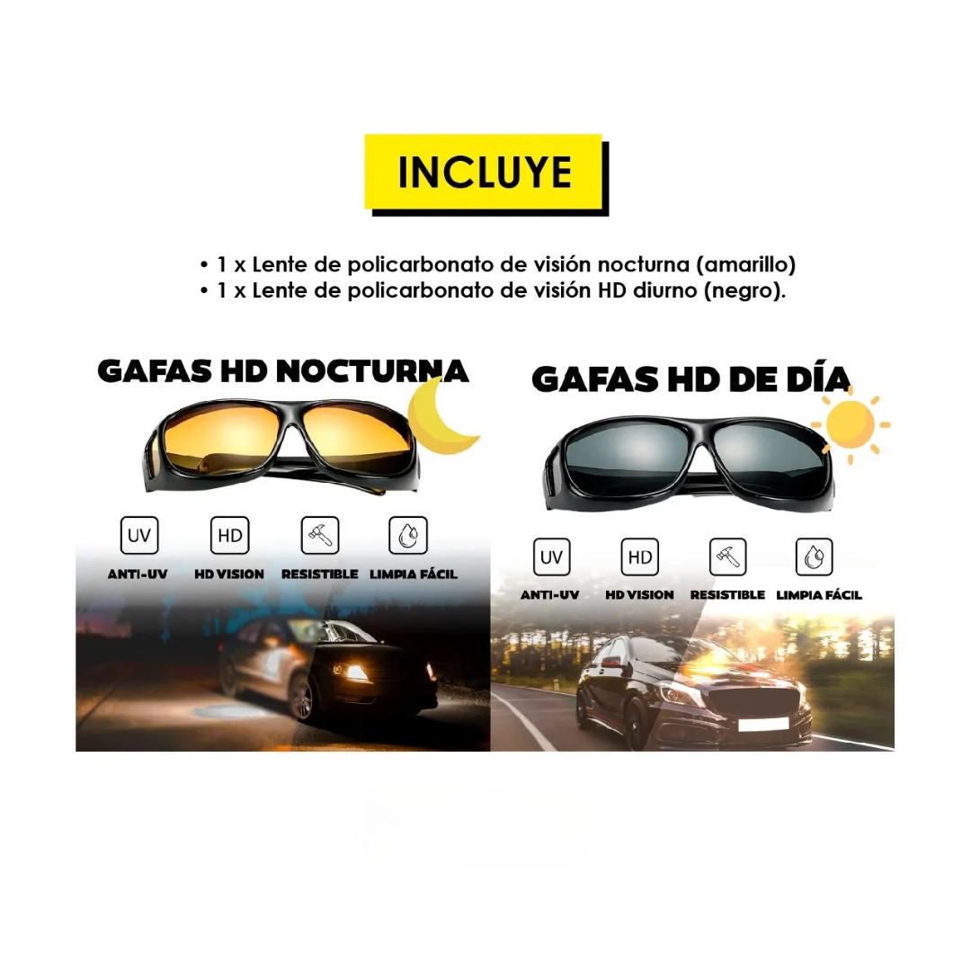 GAFAS CON VISION NOCTURNA HD 2 X 1 NIGHT SHIELD®