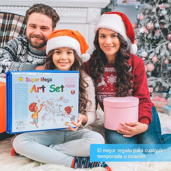 SET DE ARTE DIBUJO PARA NIÑOS 208 Pz