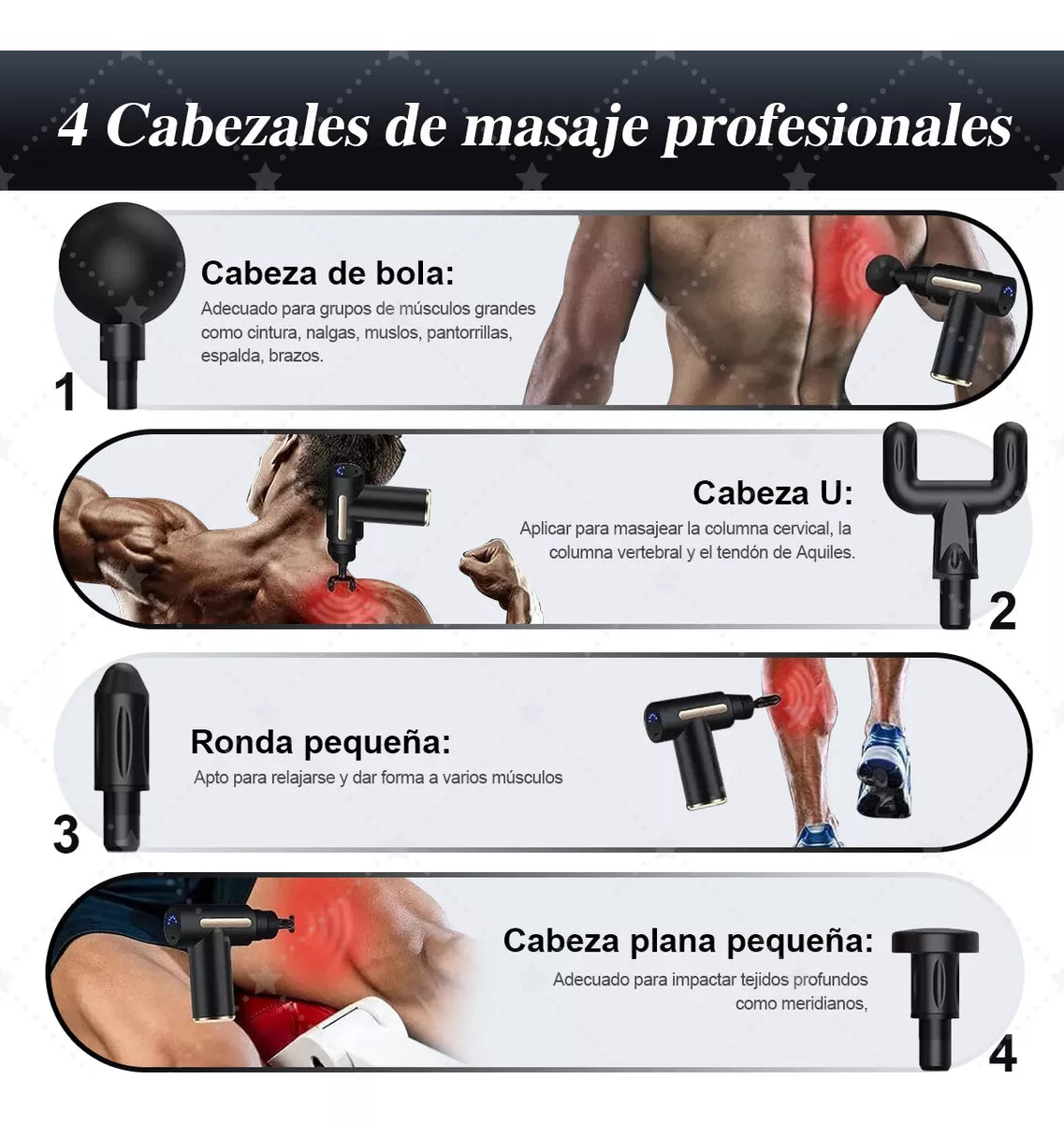 PISTOLA DE MASAJES FLASHI®