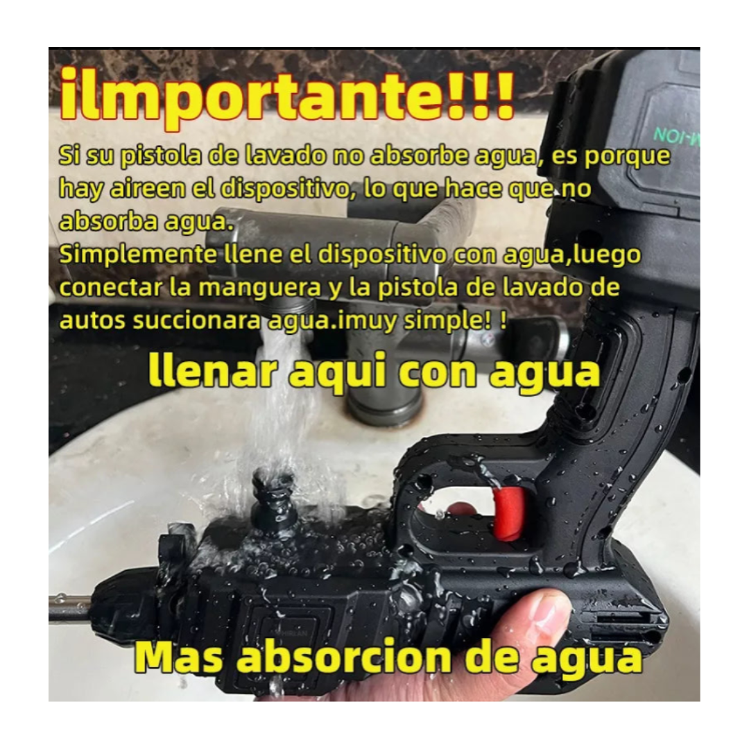 PISTOLA HIDROLAVADORA PORTÁTIL HYDROGO® ¡KIT GRATIS INCLUIDO!
