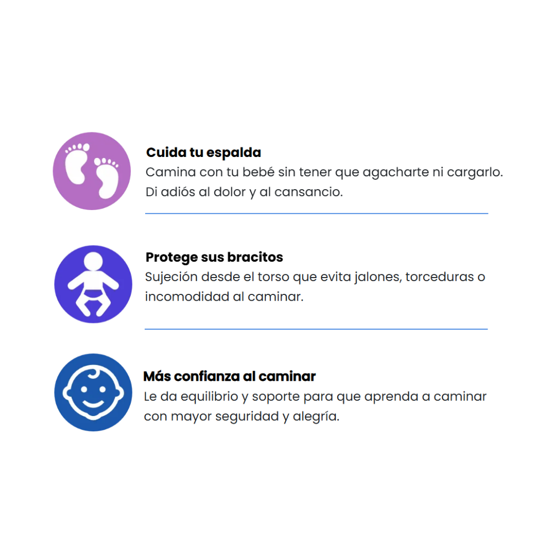 ARNÉS PARA APRENDER A CAMINAR PASITOSBABY®