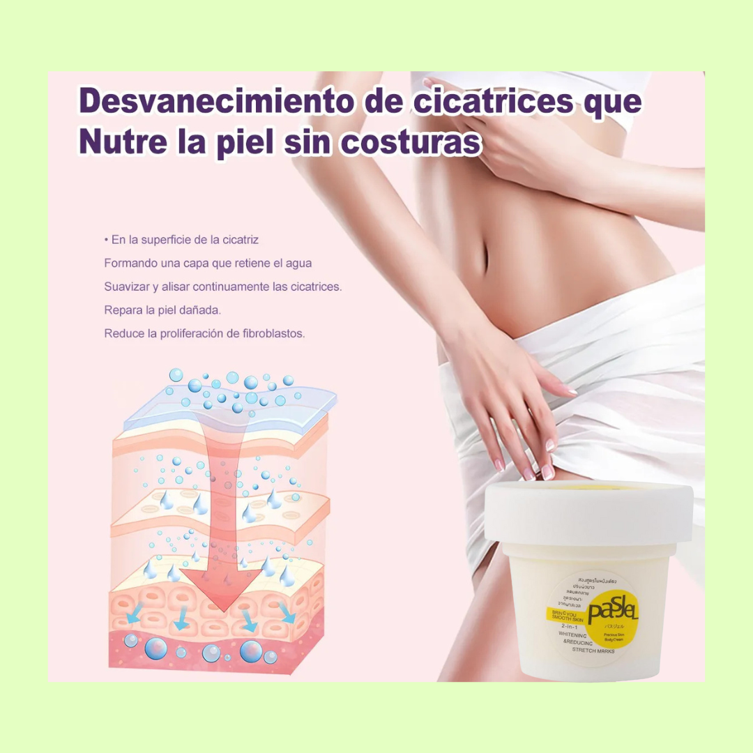 CREMA DESVANECEDORA DE ESTRÍAS REPARACIÓN RÁPIDA + CREMA ELIMINADORA DE VARICES