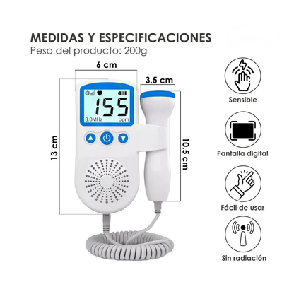 MONITOR DE LATIDOS DOPPLEL FETAL®
