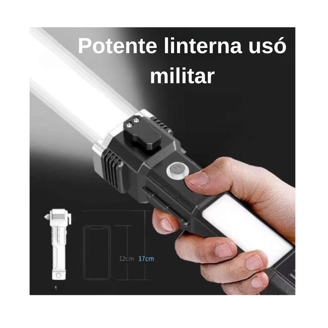 Linterna Martillo Powerbank® uso Militar