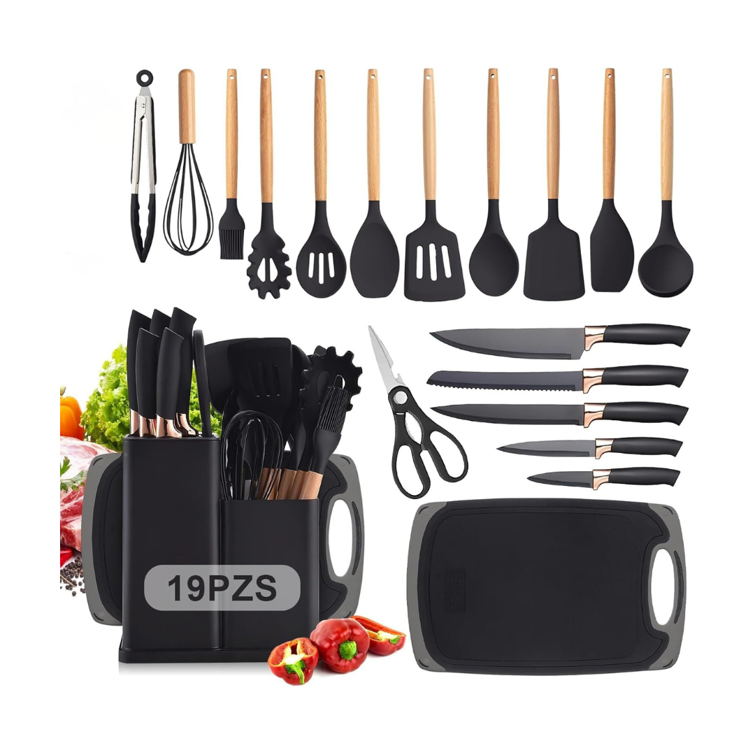 SET DE 19 UTENSILIOS DE COCINA CHEFCRAFT®