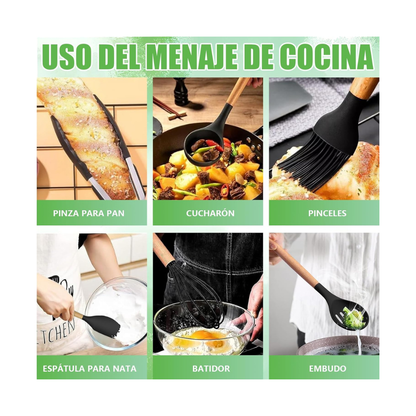 SET DE 19 UTENSILIOS DE COCINA CHEFCRAFT®