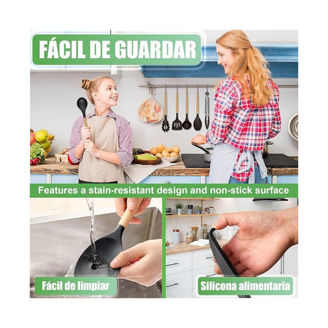 SET DE 19 UTENSILIOS DE COCINA CHEFCRAFT®