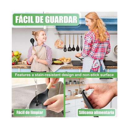 SET DE 19 UTENSILIOS DE COCINA CHEFCRAFT®