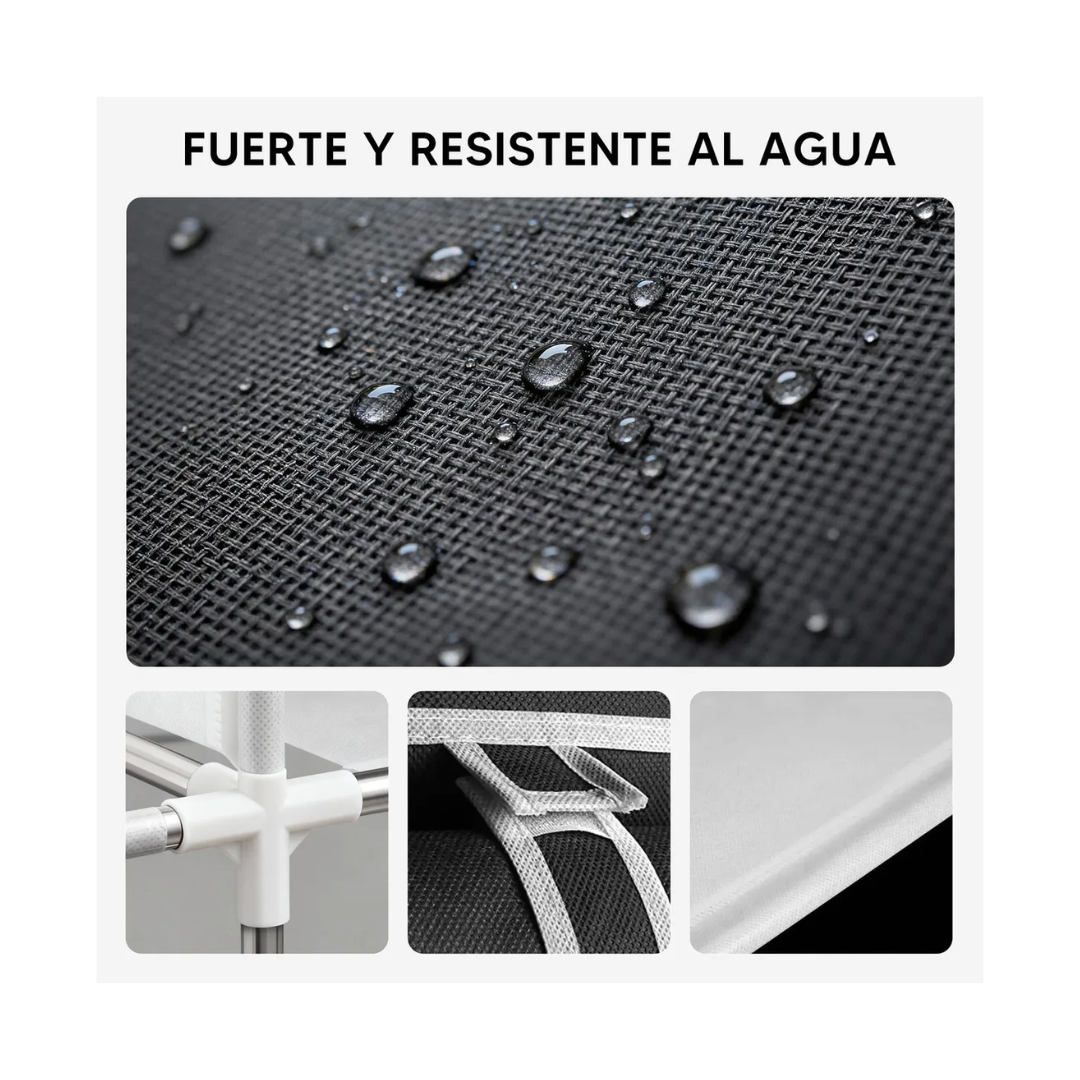 ROPERO ARMABLE CON PROTECTOR ANTI POLVO