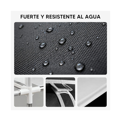 ROPERO ARMABLE CON PROTECTOR ANTI POLVO