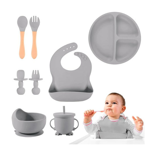 KIT DE PLATOS DE SILICON PARA BEBE BABYSPILL®