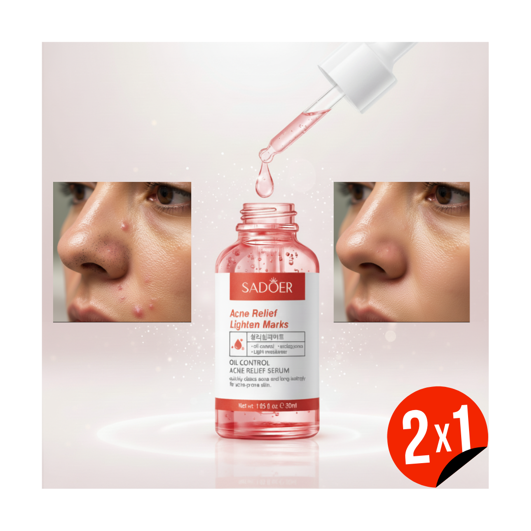 SÉRUM REPARADOR DE PIEL CON ACNÉ Y CICATRICES SADOER® ¡OFERTA 2x1 SOLO POR HOY!