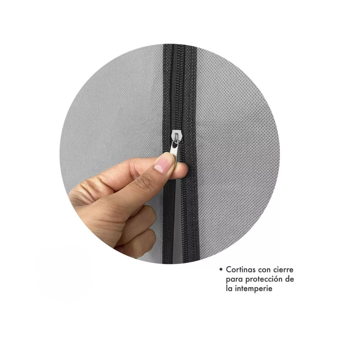 ROPERO ARMABLE CON PROTECTOR ANTI POLVO