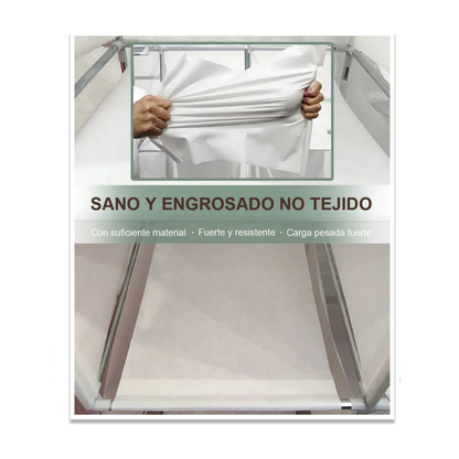 ROPERO ARMABLE CON PROTECTOR ANTI POLVO
