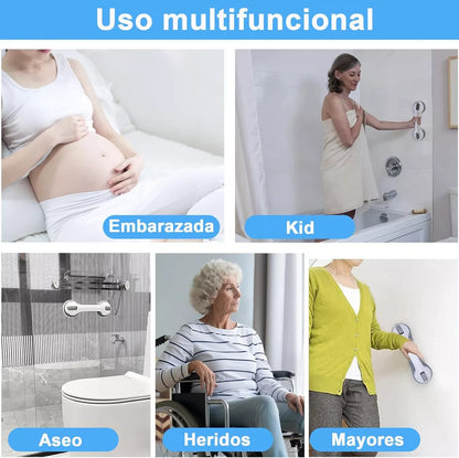 BARRA DE APOYO CON VENTOSA DE  SEGURIDAD PARA BAÑO BING®