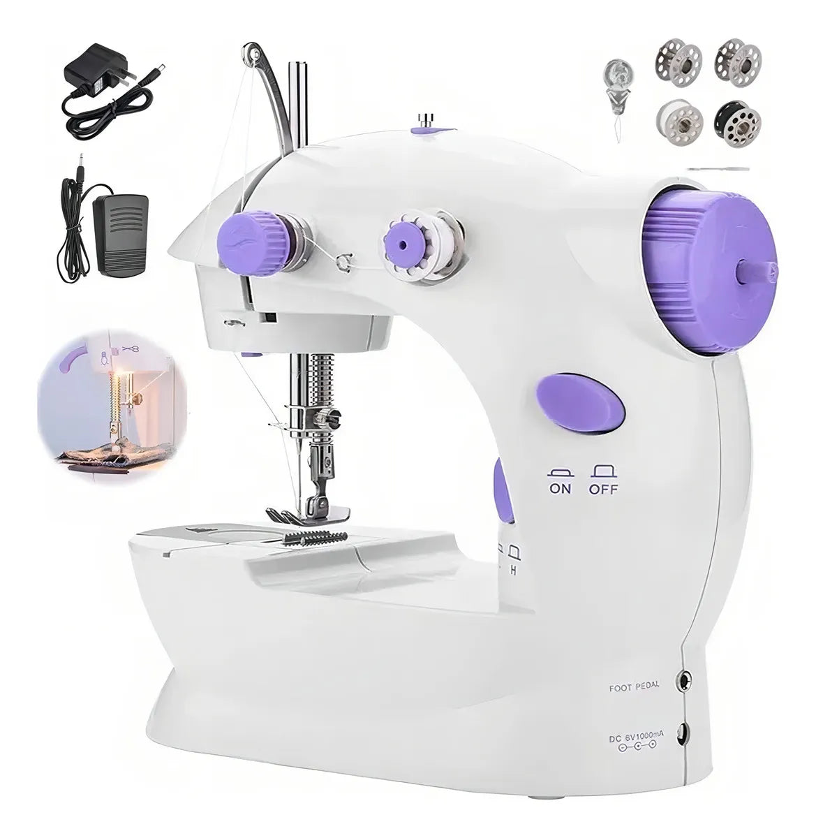 MÁQUINA DE COSER PROFESIONAL PORTÁTIL