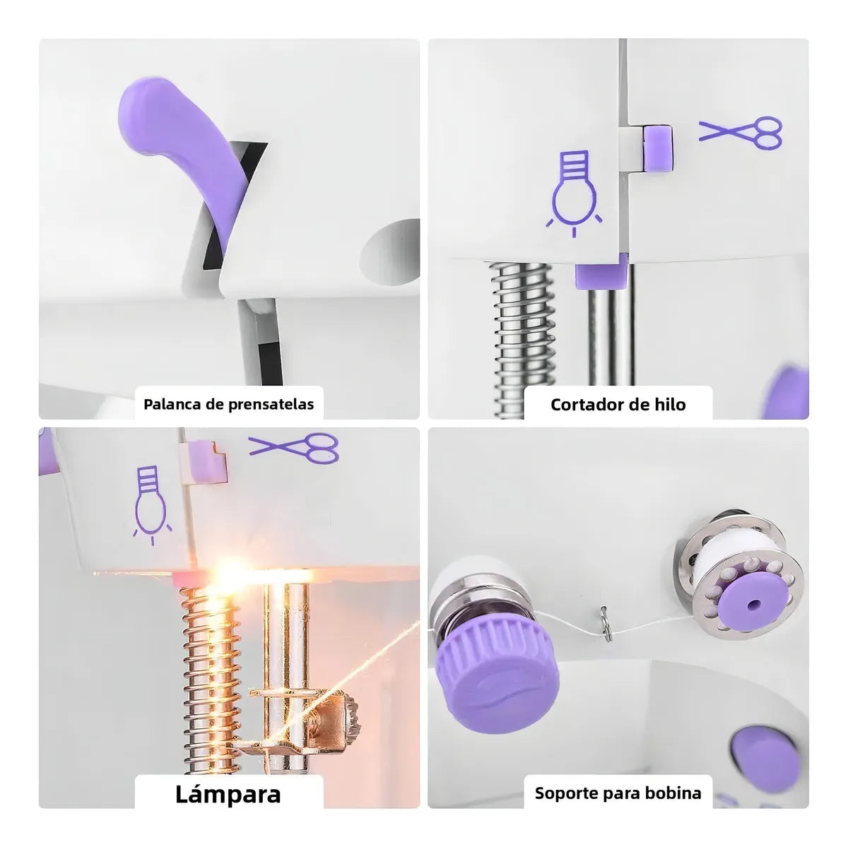 MÁQUINA DE COSER PROFESIONAL PORTÁTIL