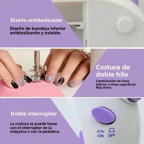 MÁQUINA DE COSER PROFESIONAL PORTÁTIL