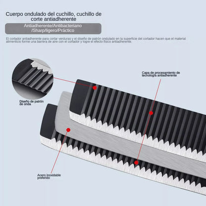 FLAVIL® SET DE CUCHILLOS DE ACERO INOXIDABLE CON REGALO INCLUIDO