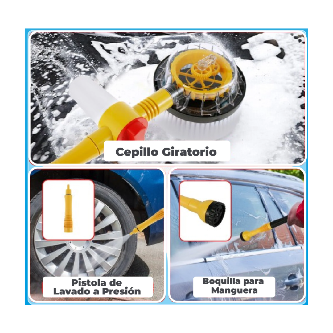 CEPILLO GIRATORIO PARA LAVADO DE VEHICULOS GIRACLEAN PRO®