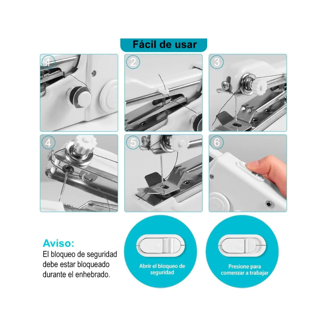 MÁQUINA DE COSER PORTÁTIL SEWEASY®