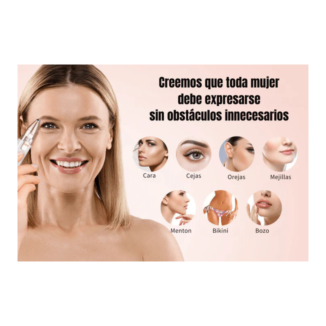 KIT DE DEPILADORAS FACIAL Y CEJAS PROFESIONAL FACIAL PRO®