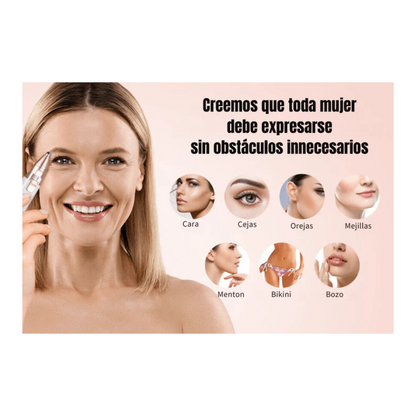 KIT DE DEPILADORAS FACIAL Y CEJAS PROFESIONAL FACIAL PRO®