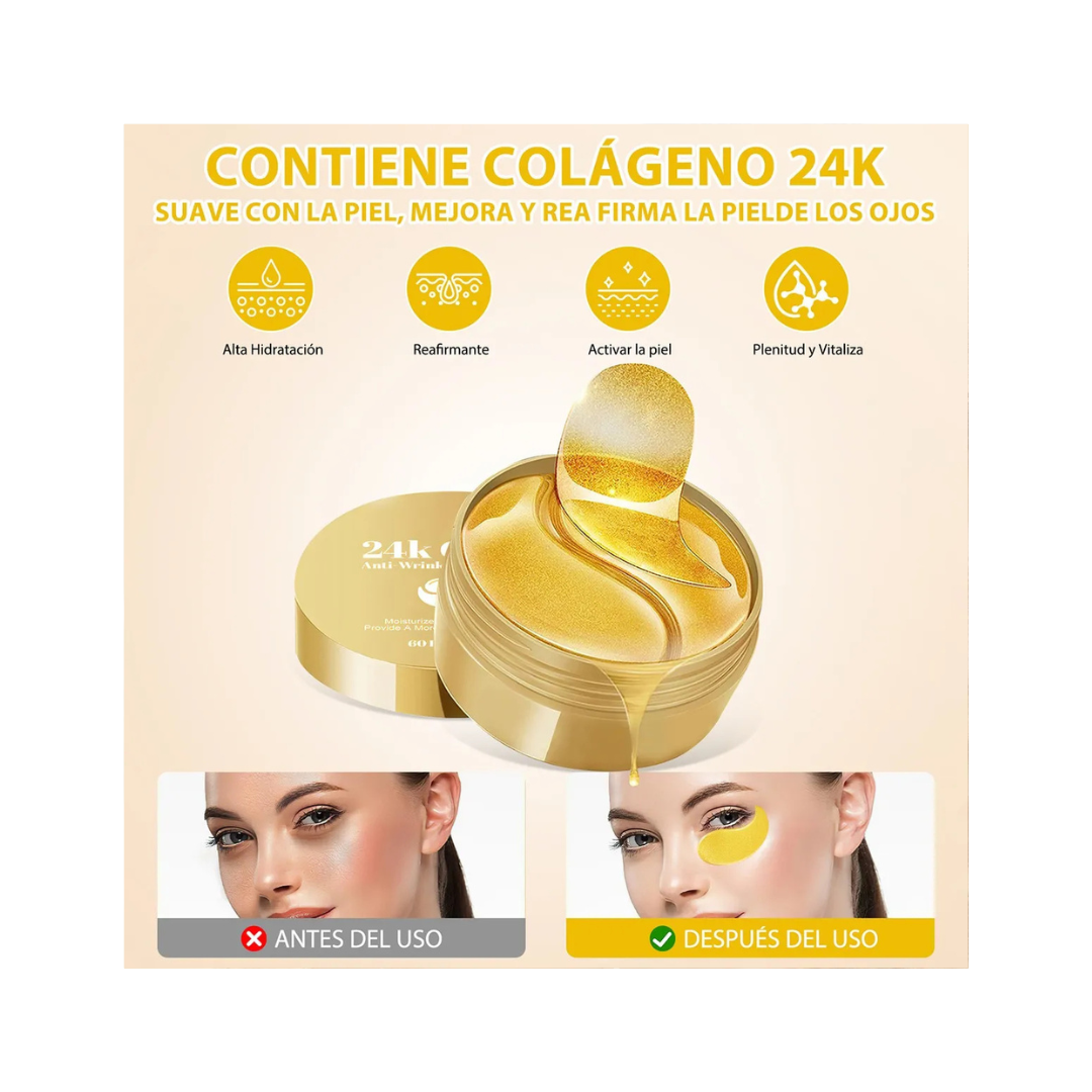 PARCHES REJUVENECEDORES PREMIUM EYE MASK GOLDEN™