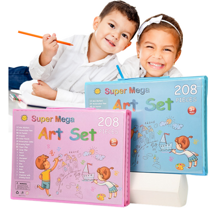 Set de arte de dibujo para niños 208 Piezas