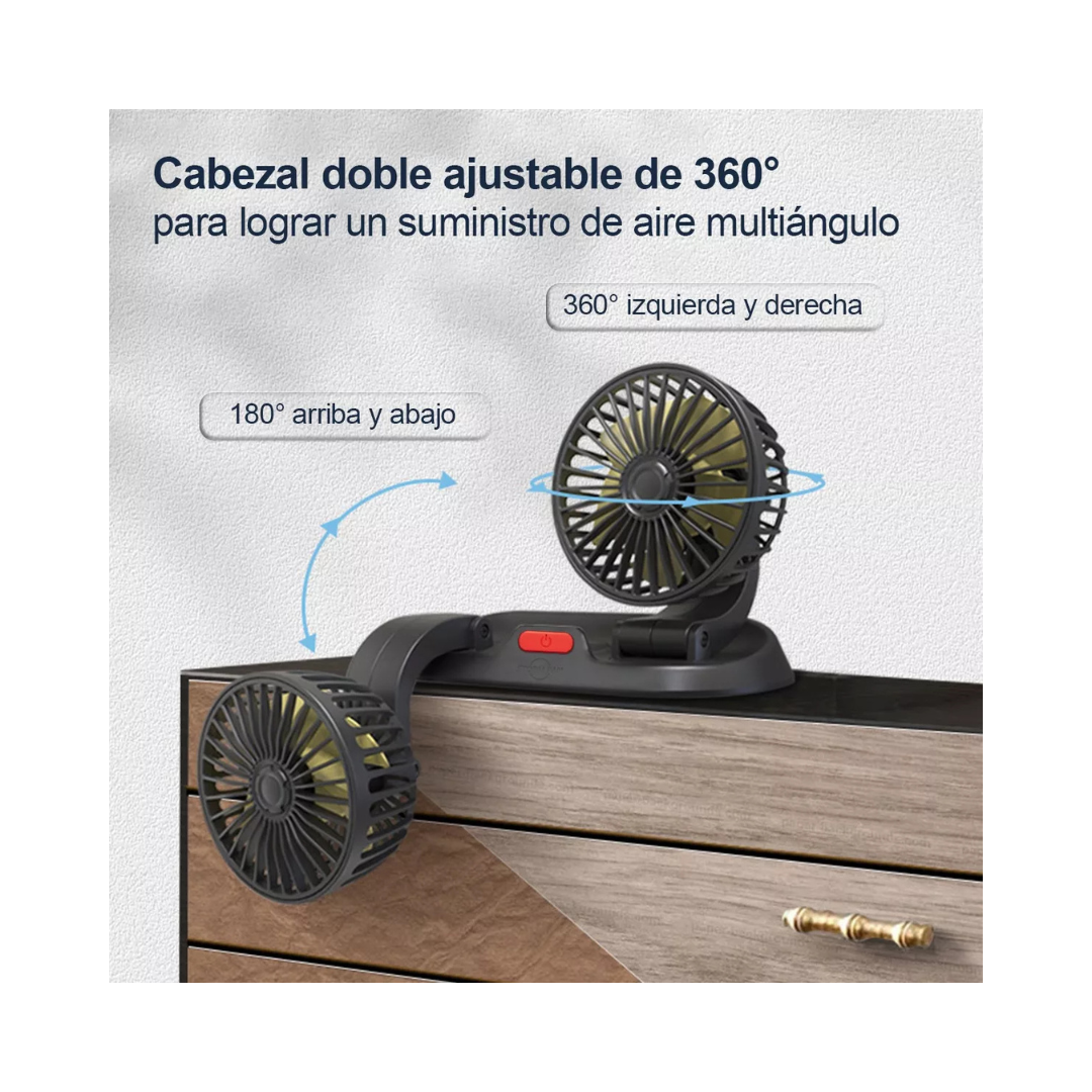 VENTILADOR PARA AUTOMÓVIL DOBLE AIRTURBO®