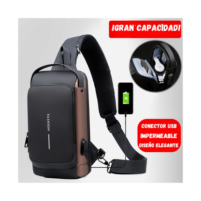 MOCHILA ANTIRROBO CON BLOQUEO DE CONTRASEÑA Y PUERTO USB SUPORT®