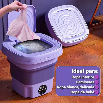 MINI LAVADORA PORTATIL FLUBY® DE 7 LITROS