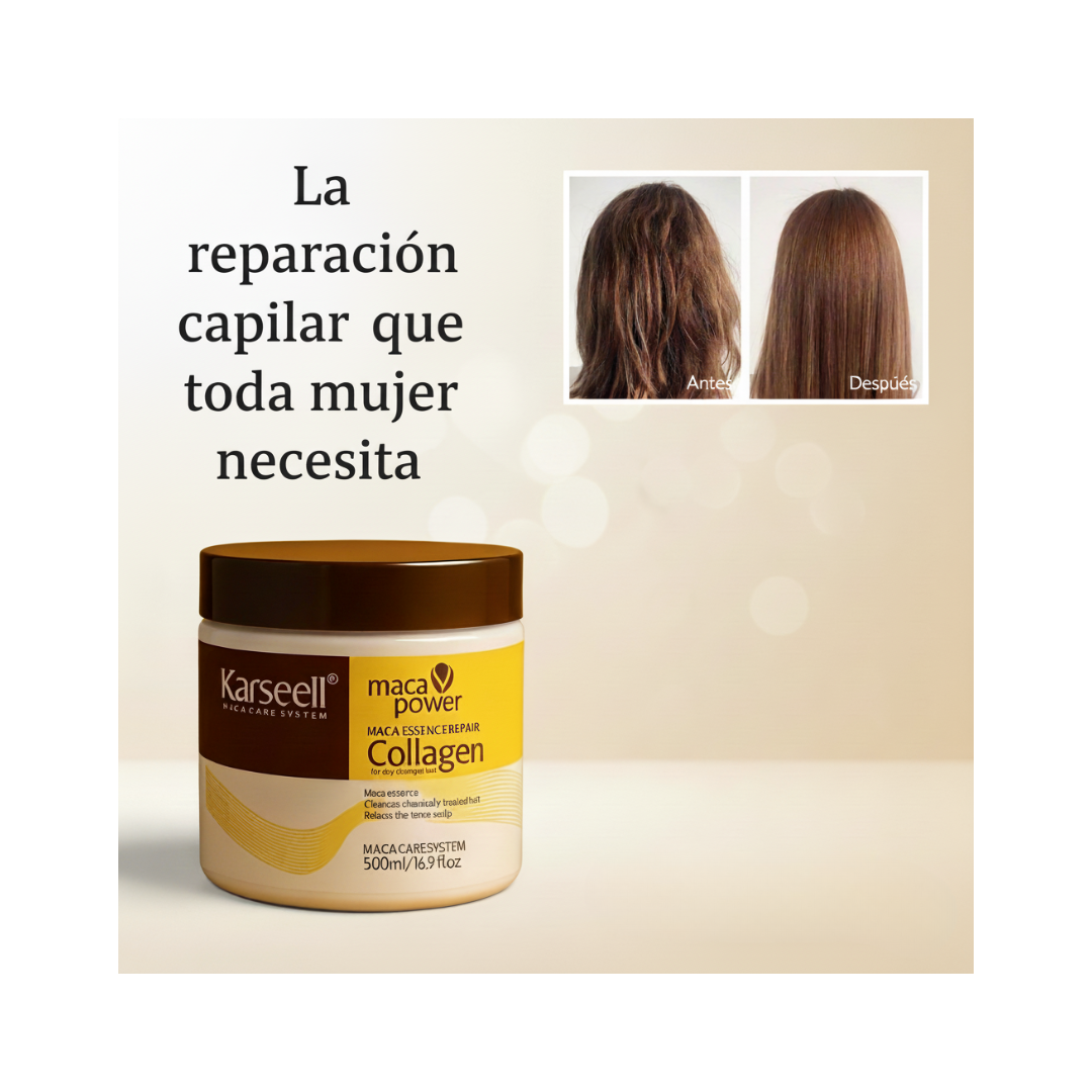 MASCARILLA CAPILAR KARSELL® PREMIUM CON COLÁGENO Y MACA