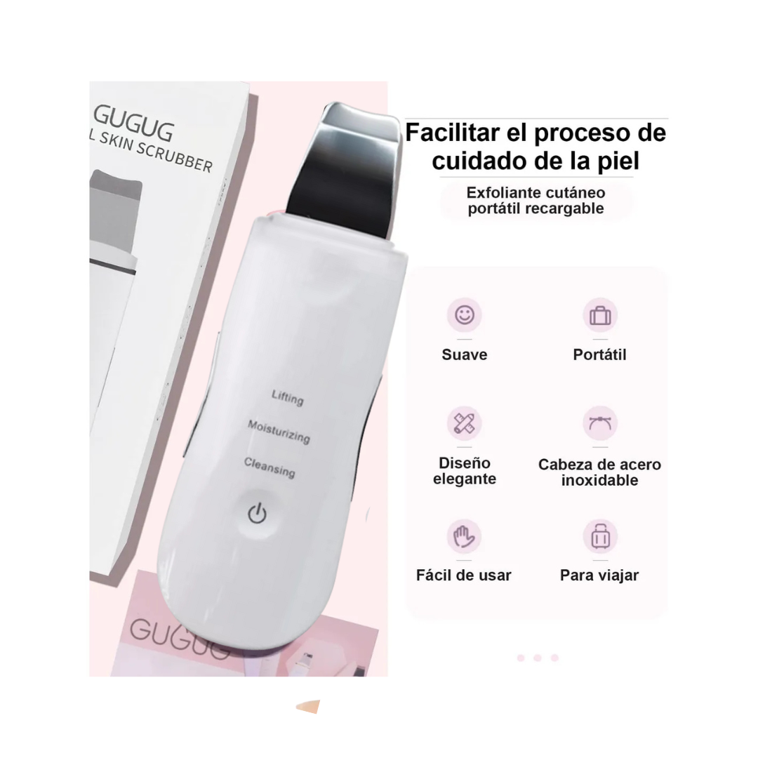 ESPÁTULA FACIAL ULTRASÓNICA ULTRASKIN® | Limpieza facial profesional en casa