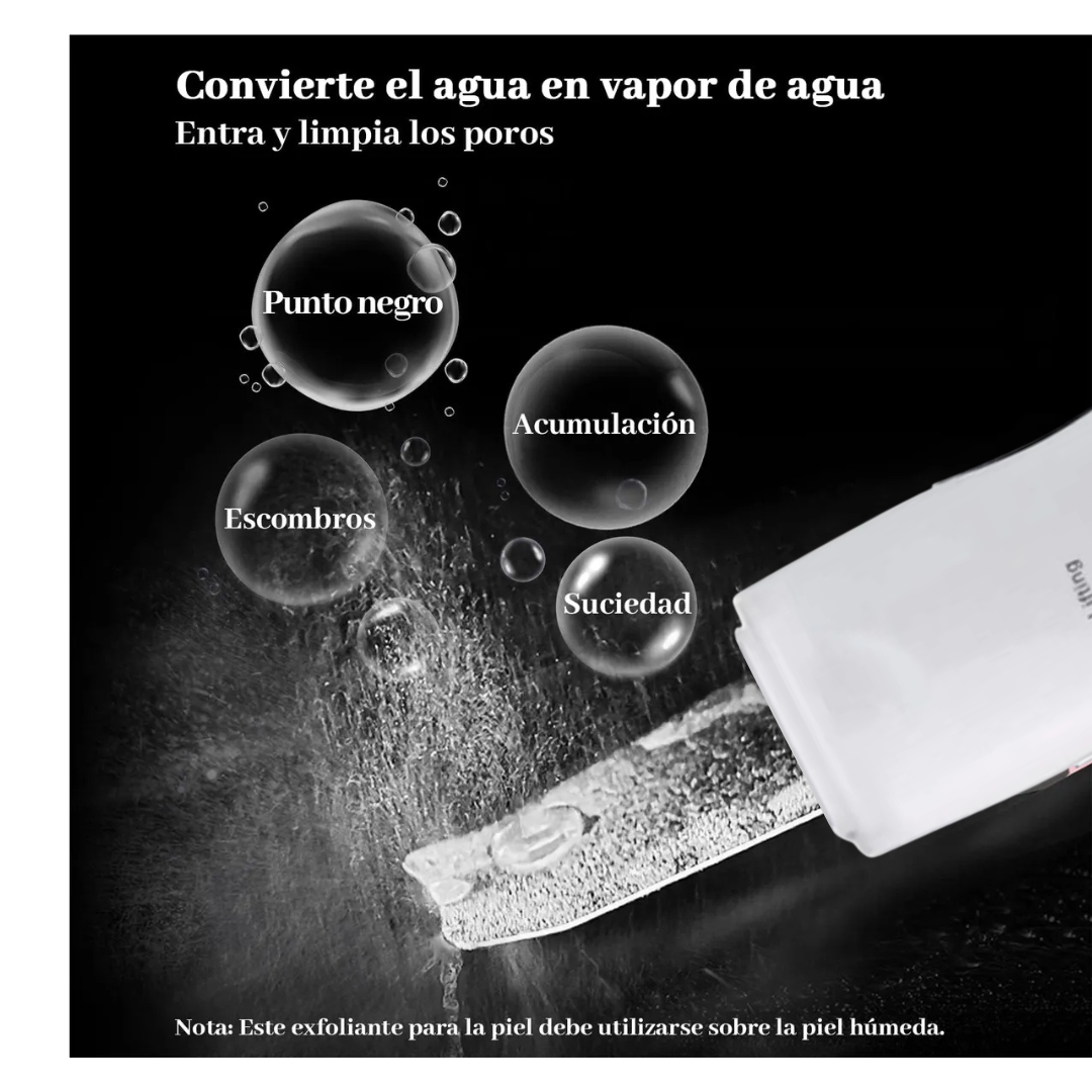 ESPÁTULA FACIAL ULTRASÓNICA ULTRASKIN® | Limpieza facial profesional en casa