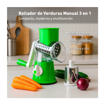 CORTADOR DE ALIMENTOS 3 EN 1 MOLINO