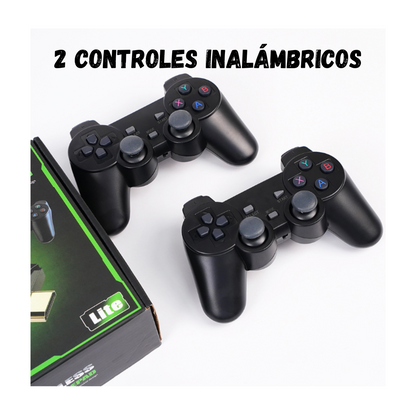 CONSOLA DE VIDEOJUEGOS PORTÁTIL 2 CONTROLES RETCU®